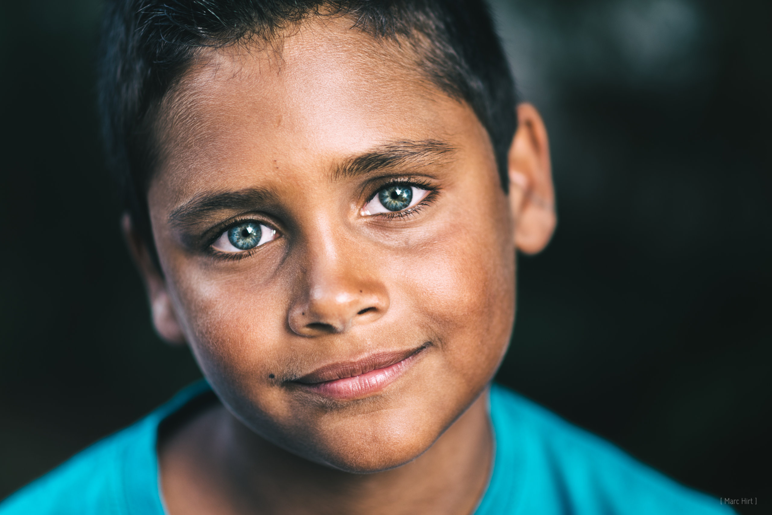 portrait enfant en couleur