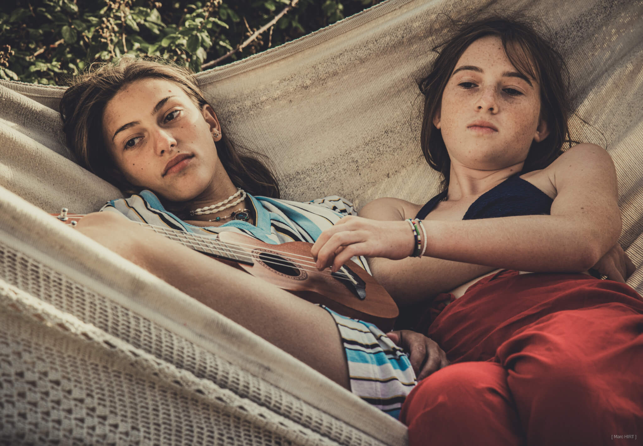 Série seventies avec salomé, marilou, bertille et emma , océan atlantique, montalivet ©Marc HIRT