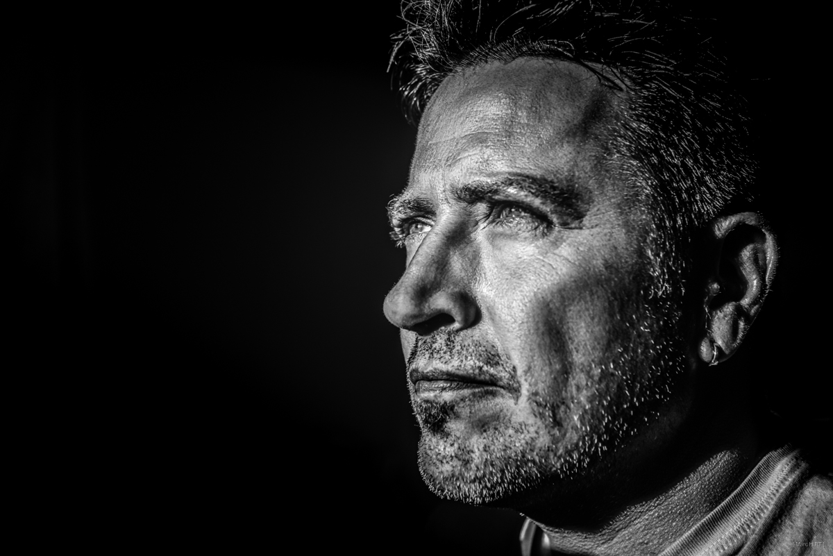 auto portrait noir et blanc ©Marc HIRT