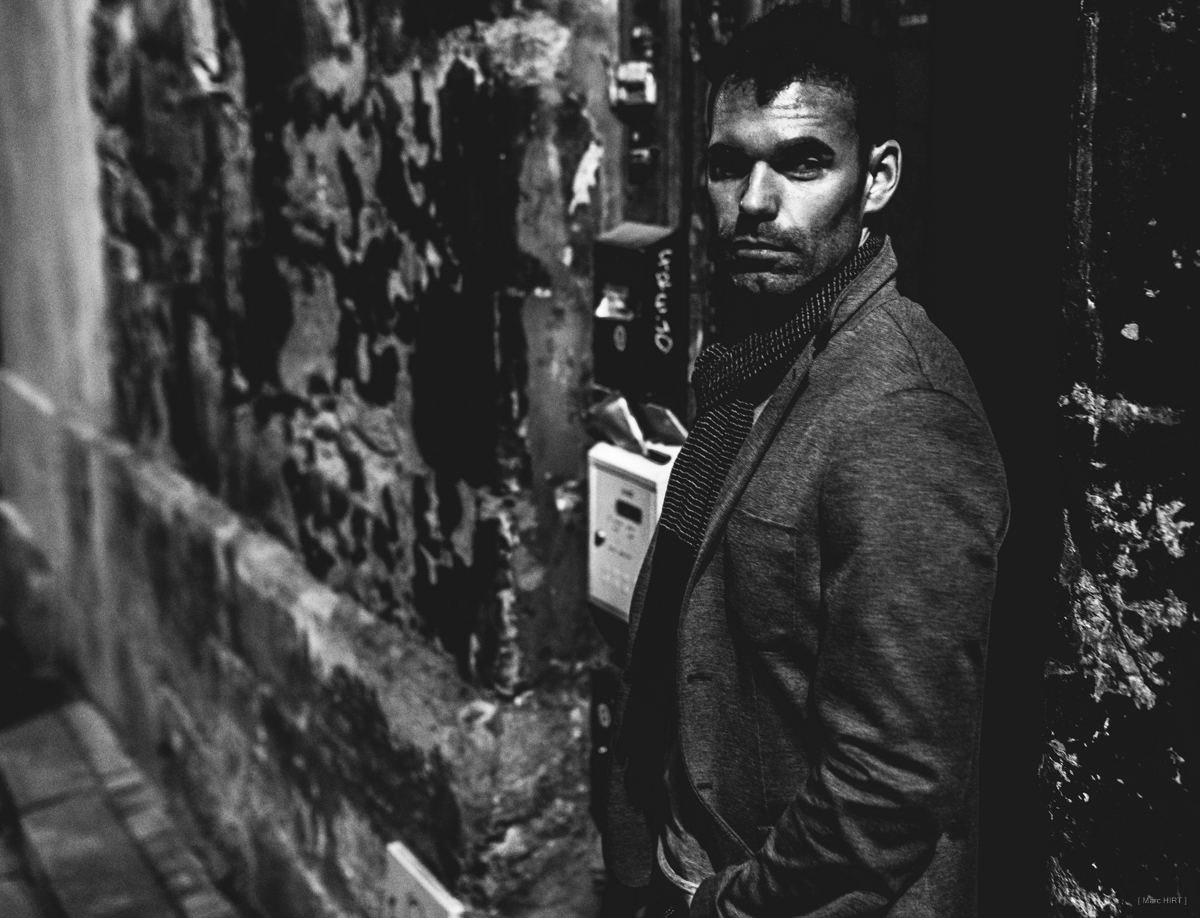 shooting avec romain , bordeaux, Shooting exterieur bordeaux de nuit ©Marc HIRT